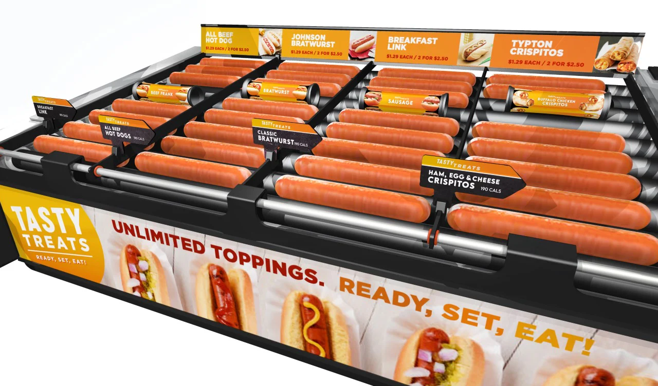 Roller Grill Merchandising Examples