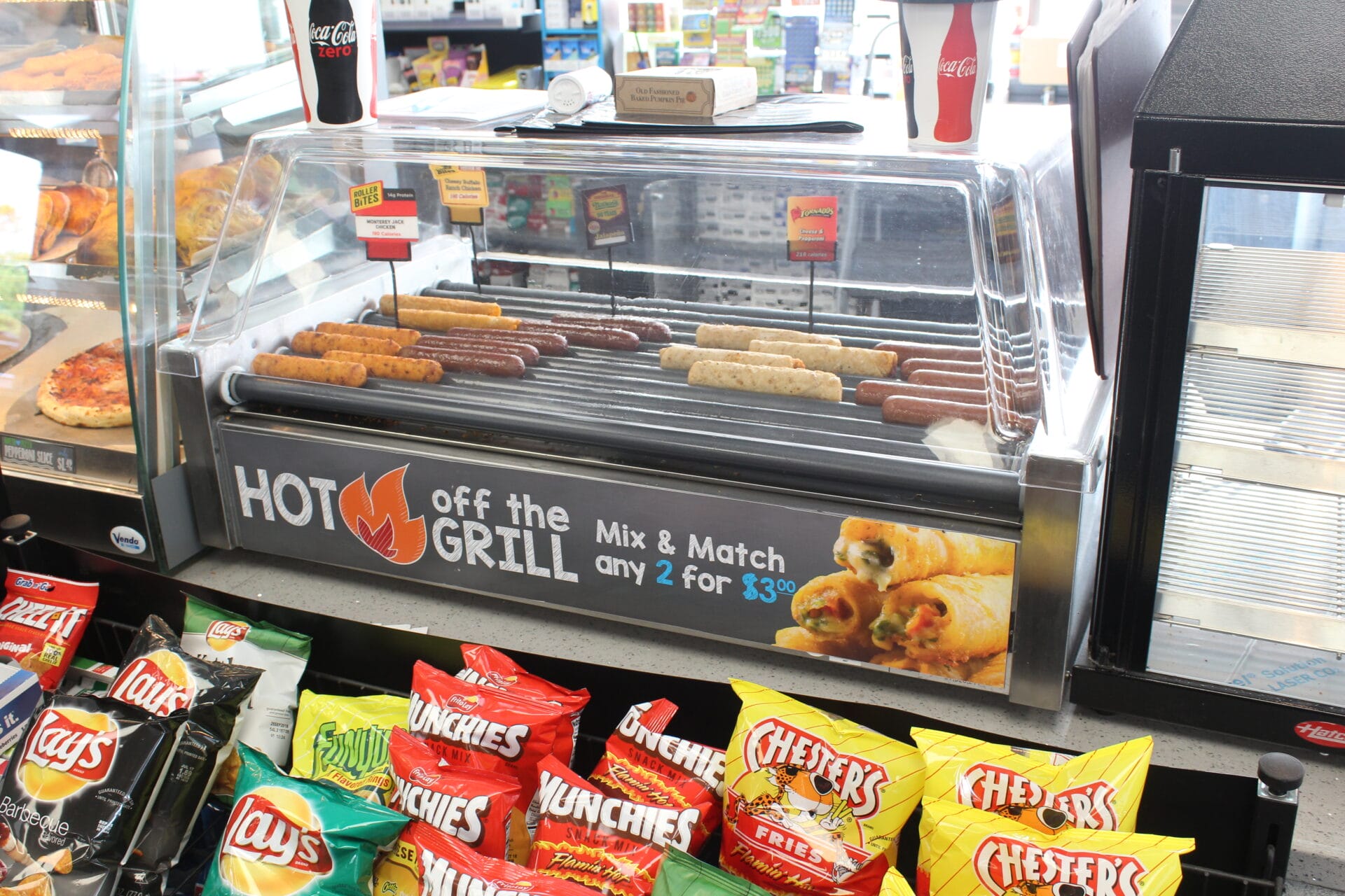 MSHMstands with Flavor Cards- RollerGrill