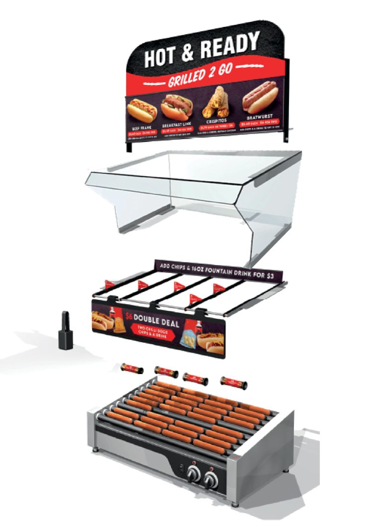 roller grill merchandising