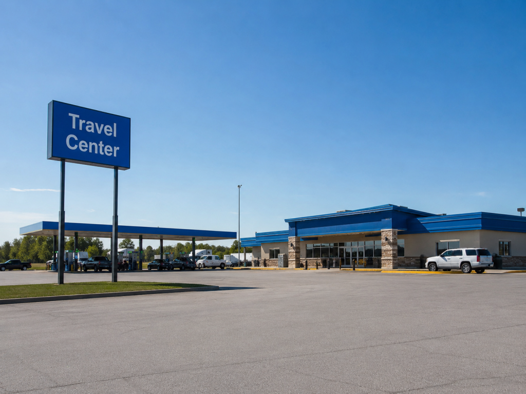 travel center food signage