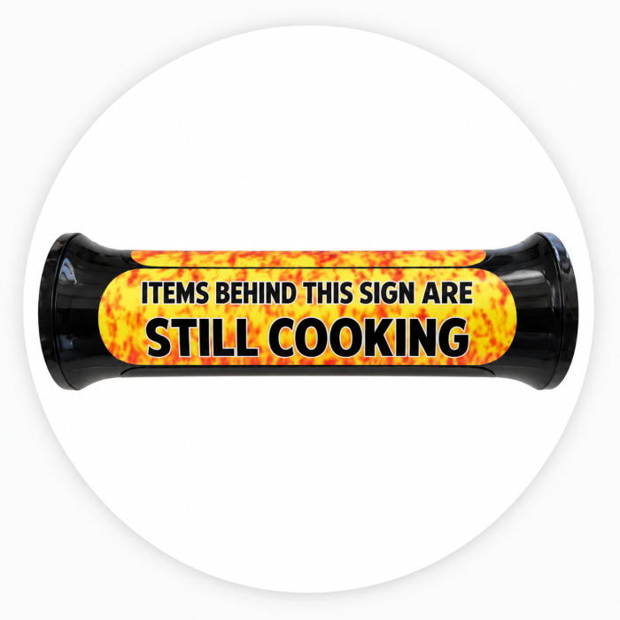 Rotating Roller Grill Signs & Thimbles